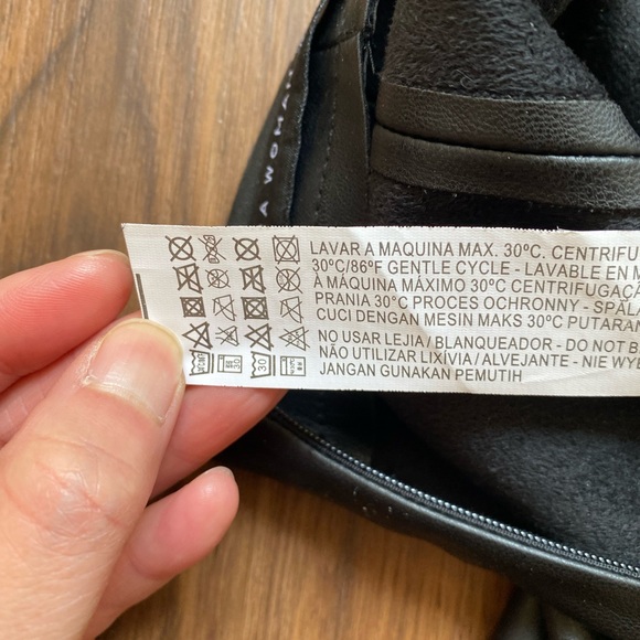 Zara Woman Faux Leather Midi Pencil Skirt - Picture 9 of 14